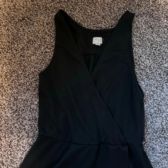 A New Day Faux Wrap Dress - Black, XS - Picture 5 of 5